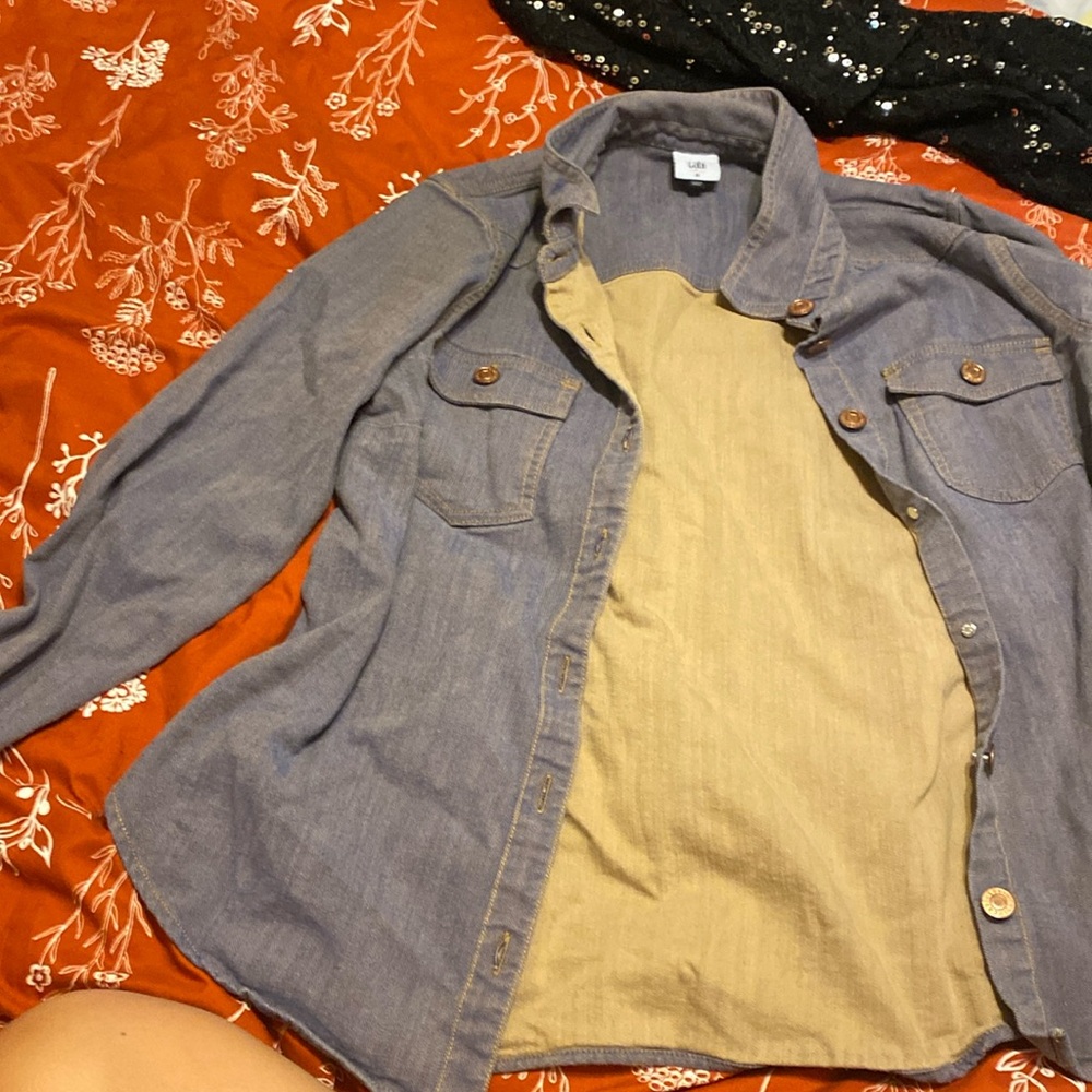 Cabi denim button down